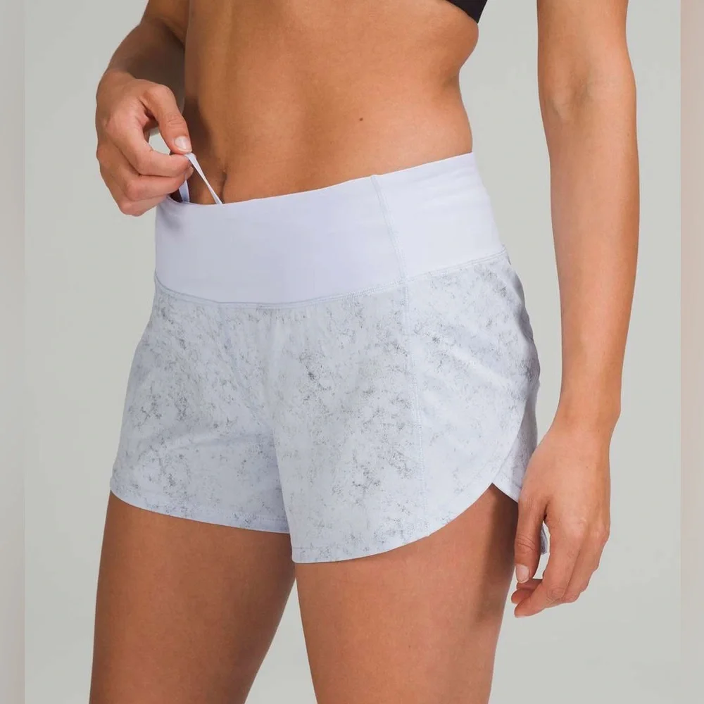 lululemon speed up mid-rise lined short 4” size 10